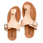 Nude Placid Footbed Sandals