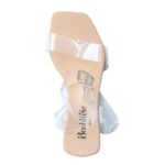 Nude Transparent Ruby Glass Heels - Image 2