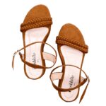 Brown Island Platform Sandals - Image 5