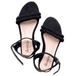 Black Island Platform Sandals - Image 4