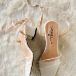 White Transparent Strap Heel