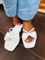 White Bella Sandals