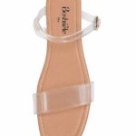 Back Cross Transparent Sandals