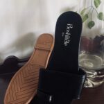 Black Strap Slipper