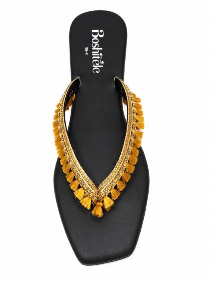 Golden Charm Flats