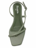 Olive Flat Sandals