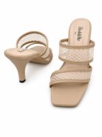Mocha Mesh High Heel - Image 2