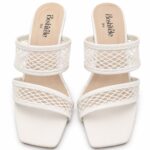 Pearl Mesh High Heel